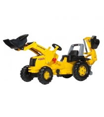 Детский педальный трактор Rolly Toys Junior New Holland Construction 813117